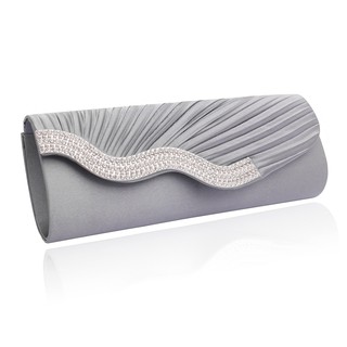 Ví clutch s dự tiệc - màu bạc
