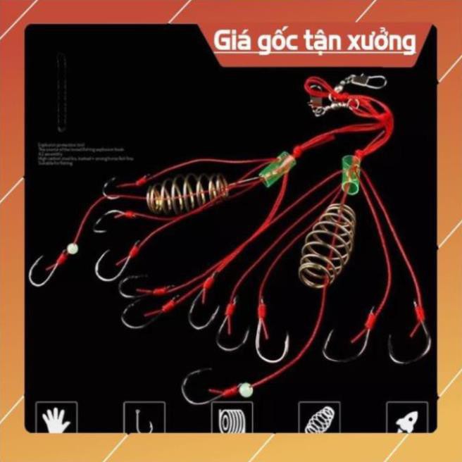 [Khuyến Mãi Lớn] Lưỡi Câu Lăng Xê Lưỡi Câu Cá 1 hộp 2 bộ Loại 1