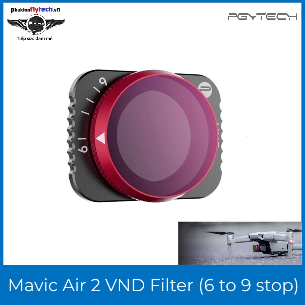 Kính lọc PGYtech Mavic Air 2 VND Filter (6 to 9 stop) – Professional