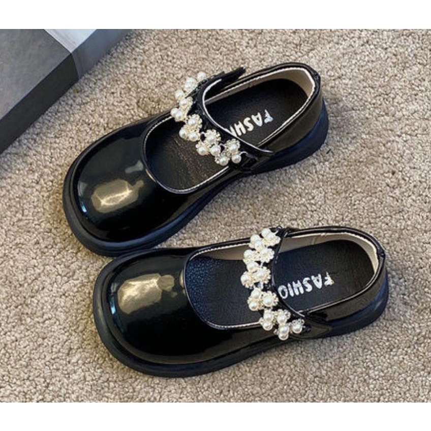 Giày Búp Bê Công Chúa Chất Liệu Da Thời Trang Xuân Thu Cho Bé Gái 2022