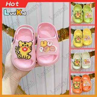 Dép Bánh Mì Hở Mũi Quai Hậu Chú Hổ Dành Cho Bé Trai- Bé gái 5 Màu FullSize 18-29 Mã LS2487