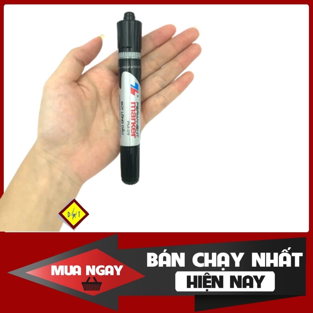 Bút lông dầu 2 đầu Thiên Long PM 09 viết lông dầu đủ 3 Màu XANH-ĐỎ-ĐEN CAM KẾT CHÍNH HÃNG