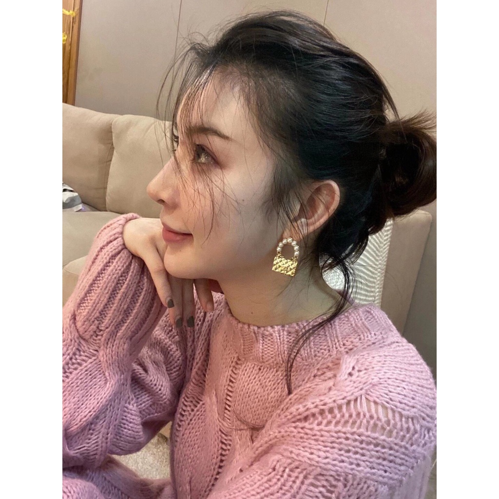 Bông Tai Mạ BạC 925 DạNg TròN Xinh XắN