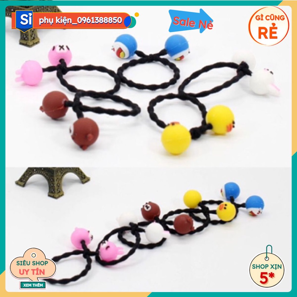 [Xả] Buộc tóc đính hạt siêu đẹp