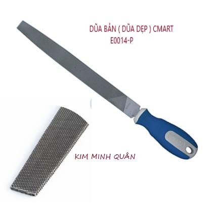 Dũa Dẹp, Tròn, Tam Giác, Bán Nguyệt  250mm/10&quot; E0014-10 CMART