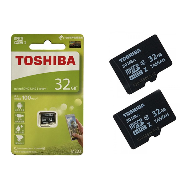 [ BAO ĐỔI TRẢ ] Thẻ Nhớ Toshiba M203 MicroSD 32GB (100MB/s) siêu rẻ