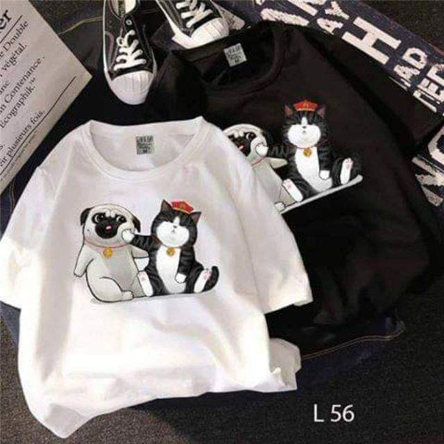 Áo Thun Tay Lở Chó Pug (Kèm Ảnh Thật)