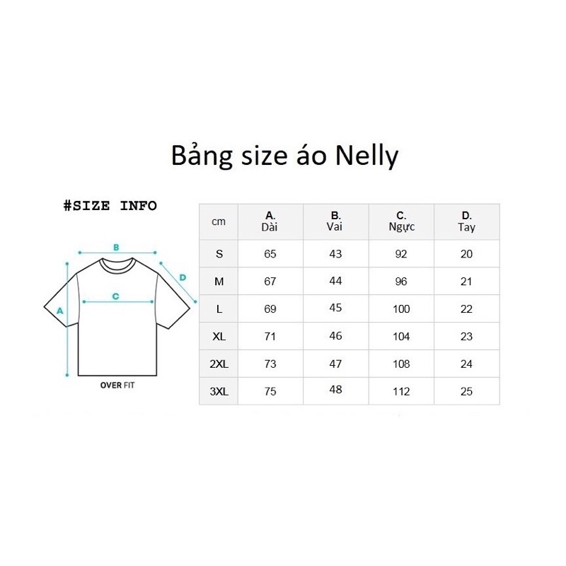 Áo thun Nelly màu Cam size L XL