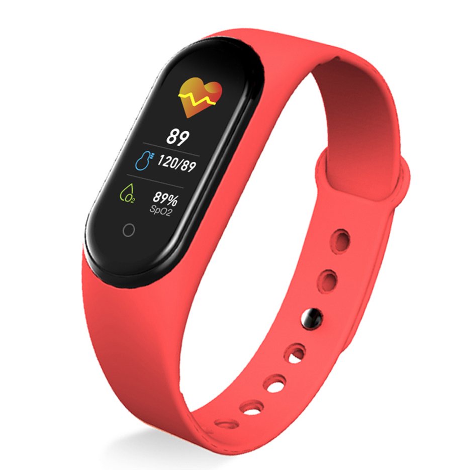 ✱BEST✱  M5 Smart Fitness Bracelet Band With Measuring Pressure Pulse Meter Sport Activity Tracker Men Women Watch Wristband