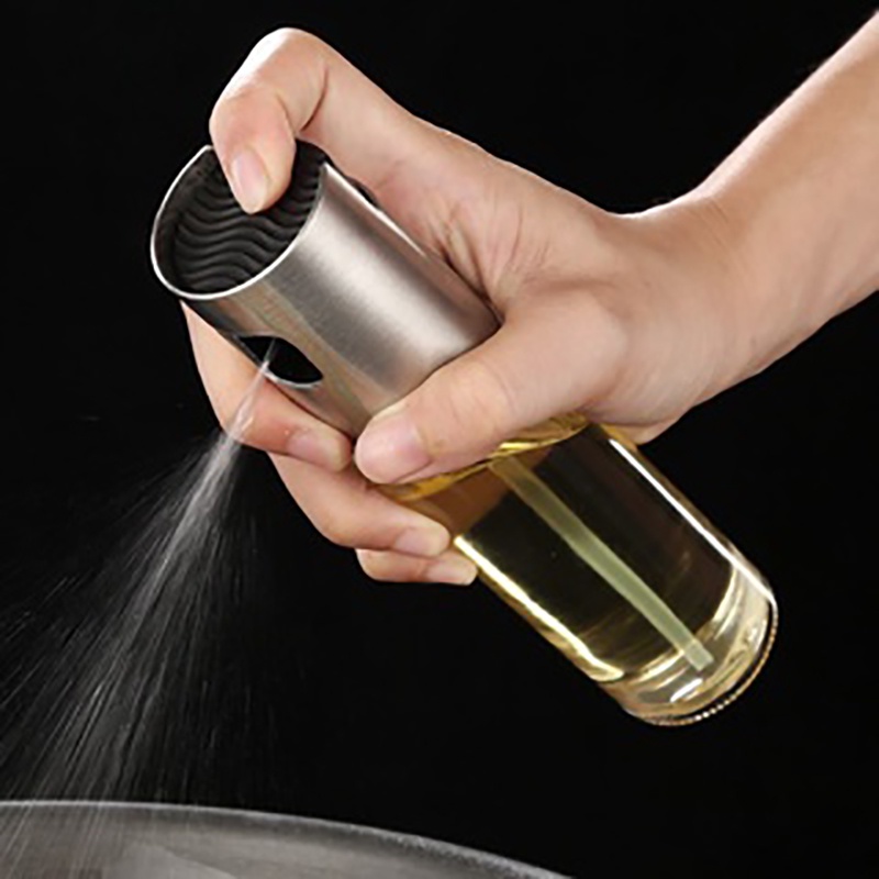 Sale sốc Bình xịt dầu ăn phun sương chai thủy tinh cao cấp 100ml, bình xịt dầu ăn cho nồi chiên không dầu, đồ dùngnhàbếp