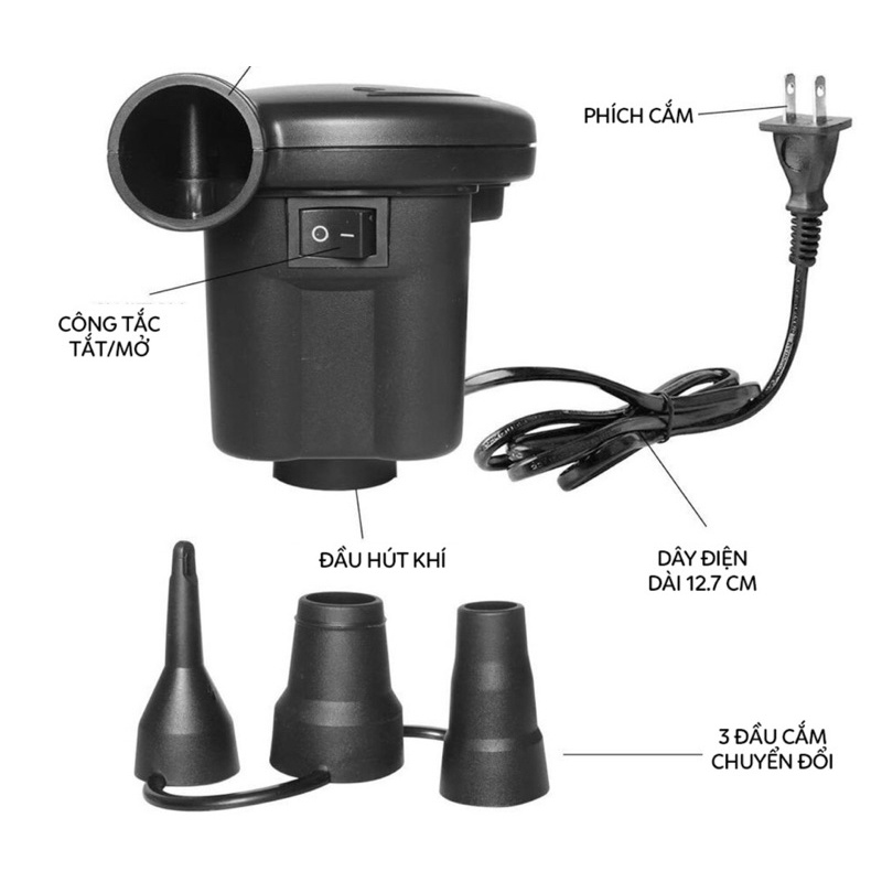 Bơm điện 2 chiều-bơm điện phao bơi-bơm hút chân không