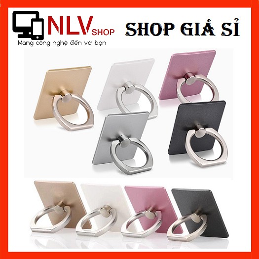 Giá đỡ chiếc nhẫn cho điện thoại và máy tính bảng nhiều màu ngẫu nhiên (Full Box)