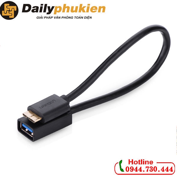 Cáp OTG Micro USB 3.0 cho điện thoại, tab, HDD UGREEN 10816 dailyphukien