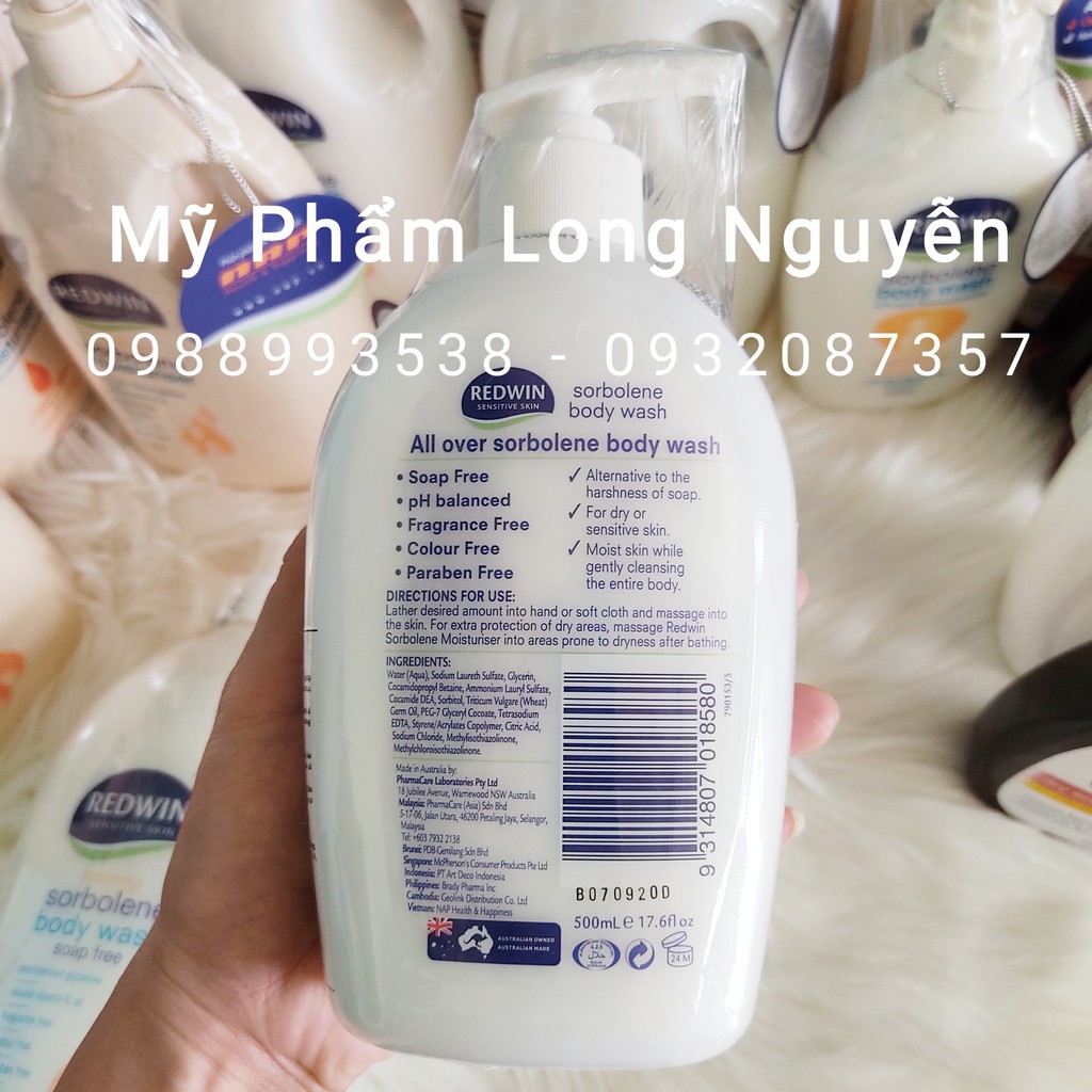 SỮA TẮM REDWIN BODY WASH 500ml