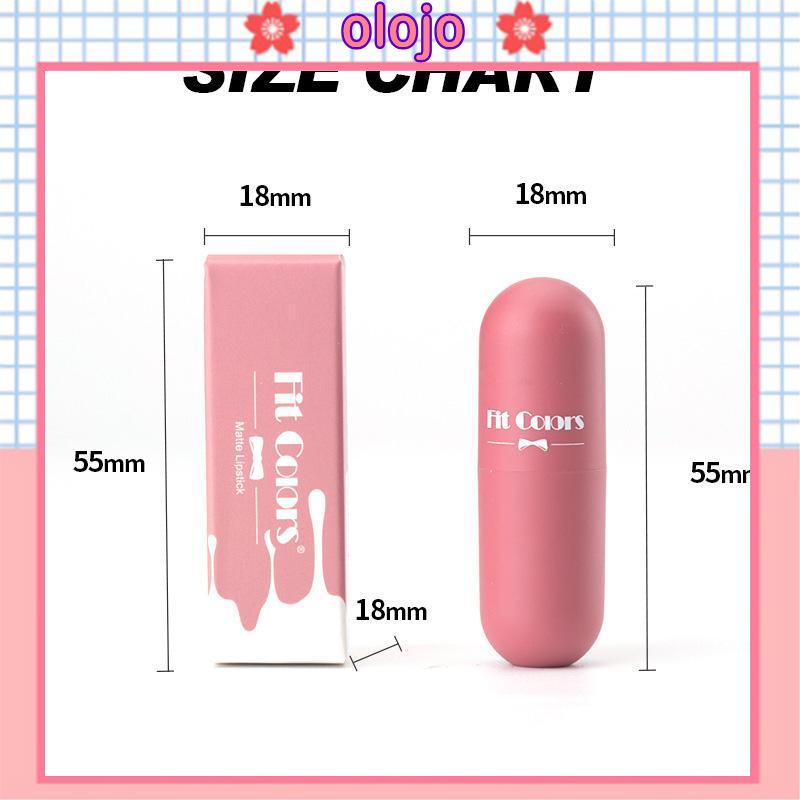 ⚜️Son Kem Lì Mịn Như Nhung Lâu Trôi Thiết Kế Hình Viên Thuốc Mini Dễ Thương