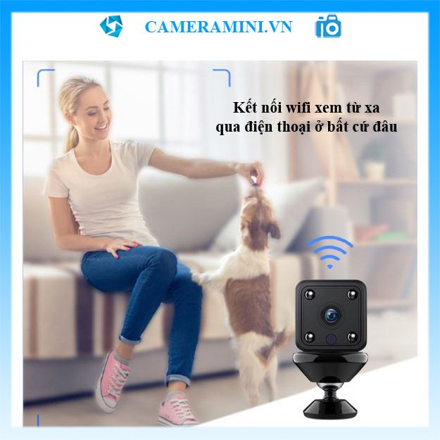 Camera Siêu Nhỏ Wifi X6 FULLHD 1080P Đa Năng- Hồng Ngoại Quay Ban Đêm, Hình Ảnh Sắc Nét Cả Ngày Và Đêm, Pin Dung Lượng K | BigBuy360 - bigbuy360.vn