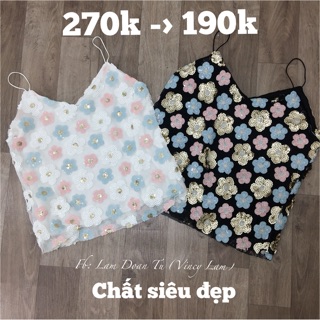 Áo dây kết cườm