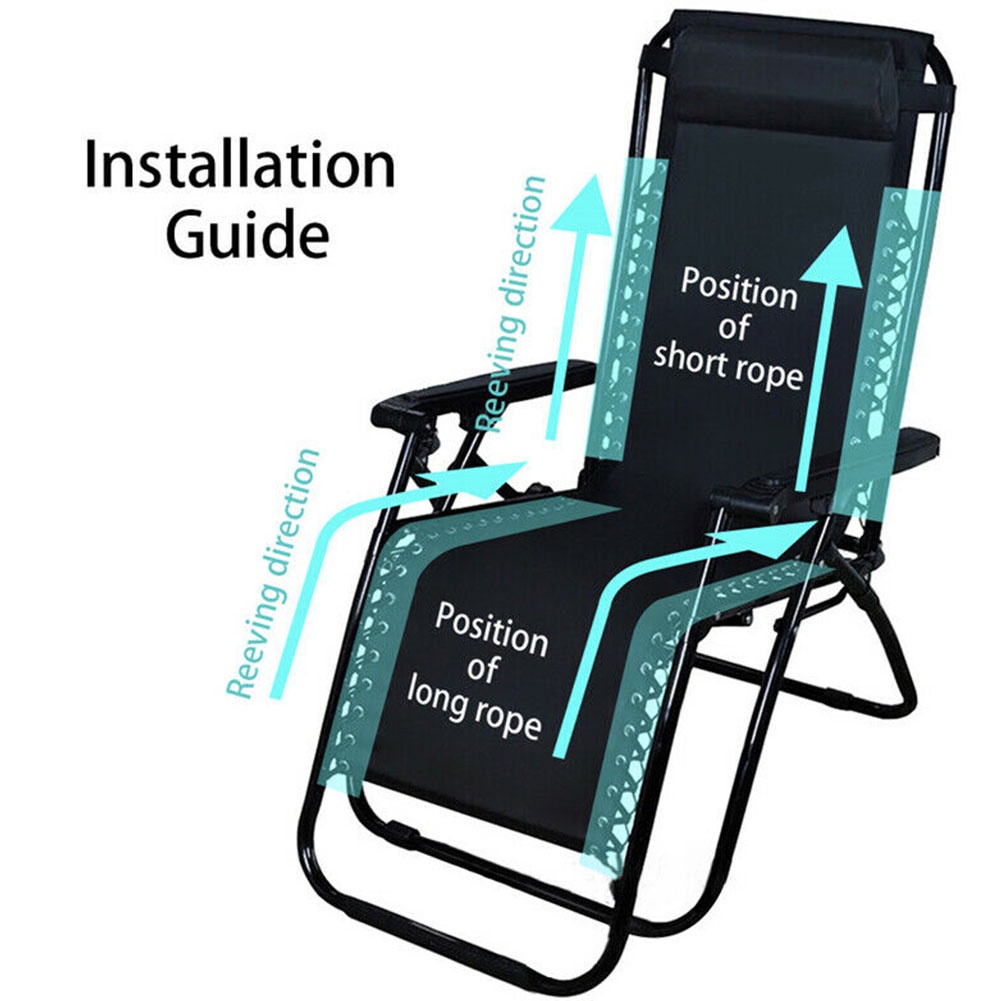 Set 4 Dây Bungee Đàn Hồi Cho Ghế Gấp