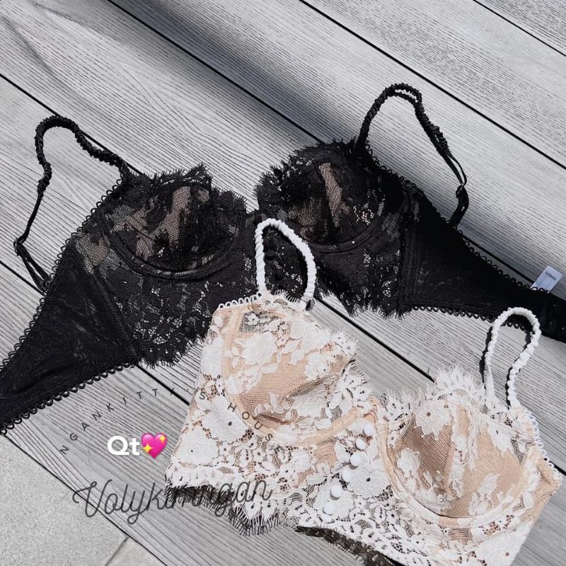 Áo bra ren khuy bọc