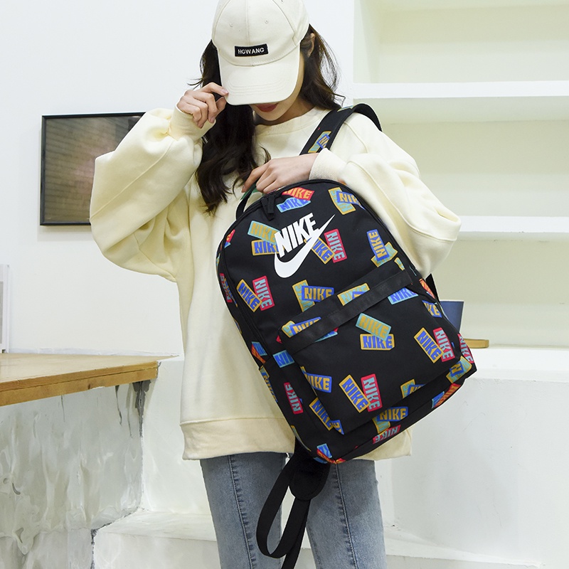 Ba Lô Thể Thao Nike 100% Chính Hãng Họa Tiết Rằn Ri Cá Tính Cho Nam Và Nữ