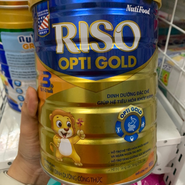 Sữa Bột Riso OptiGold 900gr