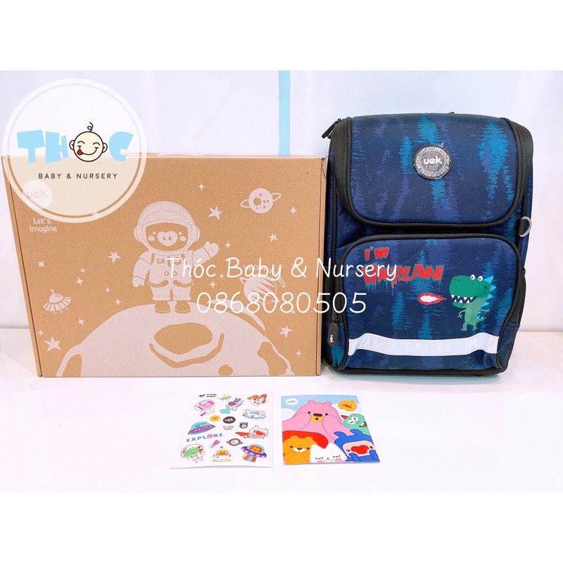 Balo tiểu học chống gù UEK siêu nhẹ Thóc BabyNursery