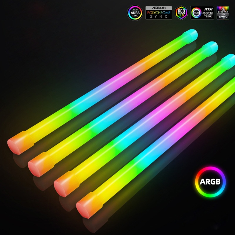 Thanh Đèn Led Y360 5V 3-pin 360 Độ Trang Trí Khung Gầm° Thanh Đèn LED Trang Trí Đa Dụng Chất Lượng Cao