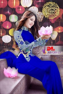 Vải áo dài Gạch bông