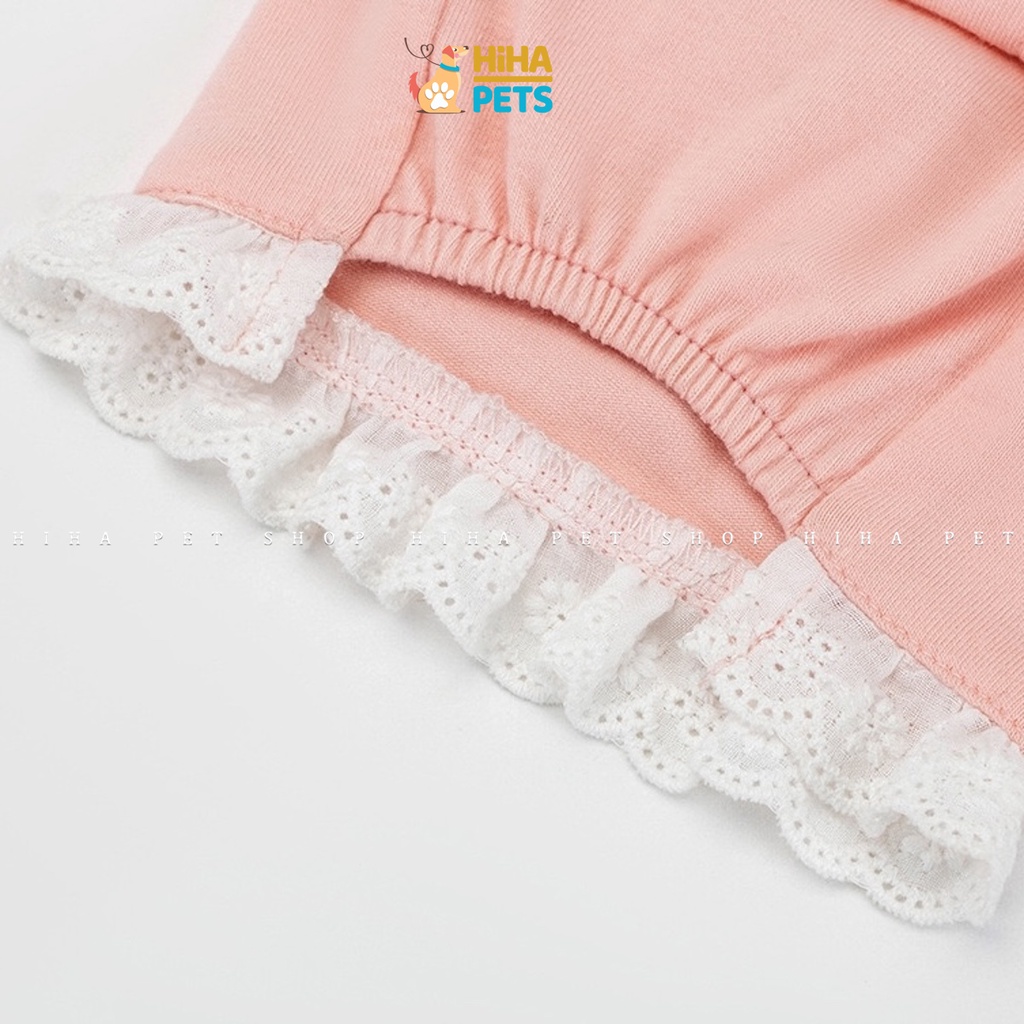 Áo Thun Chó Mèo Có Túi Đeo Mùa Hè 2022 Mát Mẻ Quần Áo Thú Cưng Dạng Ba Lỗ Dễ Thương Thun Cotton Hihapet.