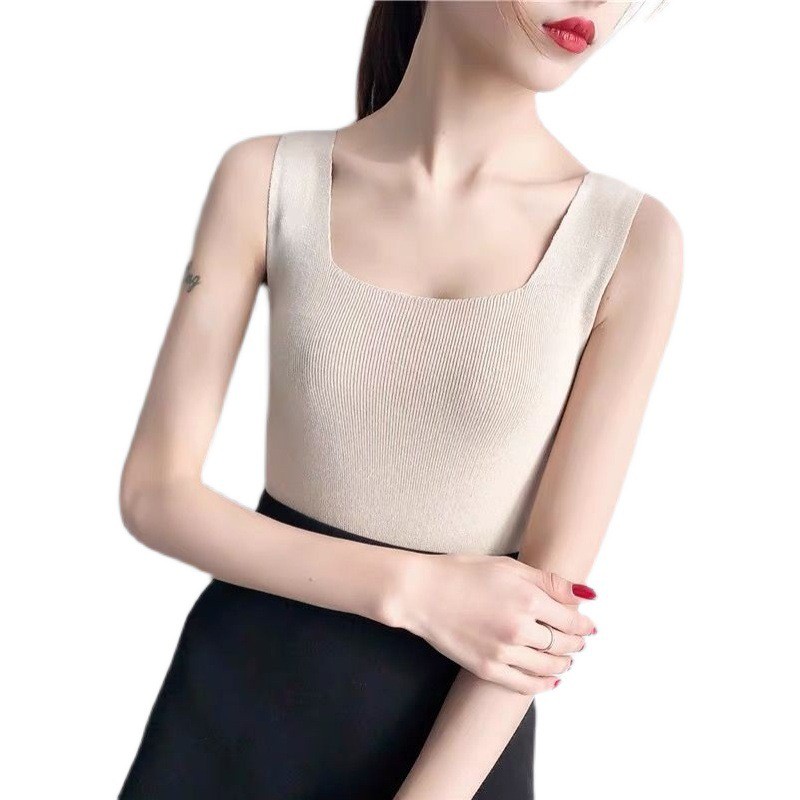 Áo Dệt Kim Ba Lỗ Màu Trơn Gợi Cảm Cho Nữ  VN059