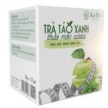 [CHÍNH HÃNG] TRÀ TÁO XANH KELLY DETOX Hộp 12 gói