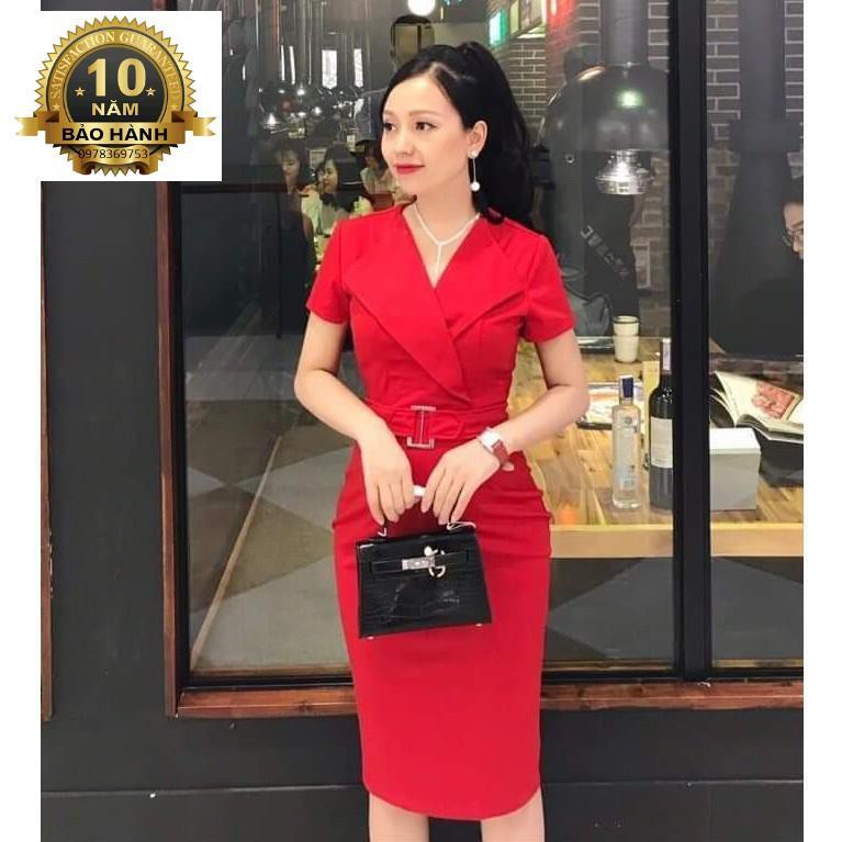Đầm ôm công sở, dự tiệc, dạo phố Misa Fashion MS316 kèm belt - Có 5 màu