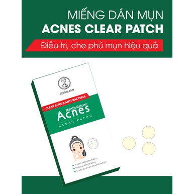 ✅(CHÍNH HÃNG) Miếng Dán Mụn Acnes Clear Patch (24 Miếng)