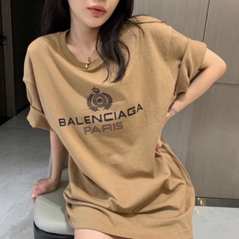 Áo thun Unisex nam, nữ BALEN Form rộng phiên bản đặc biệt Brand trước ngực Hot Trend 2021