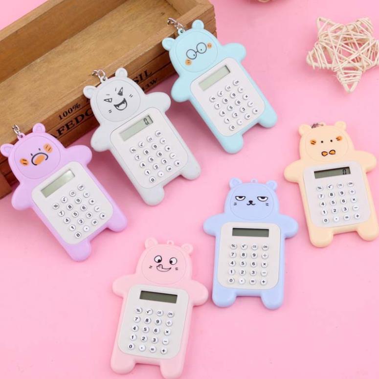Máy tính bỏ túi hình chú gấu đáng yêu