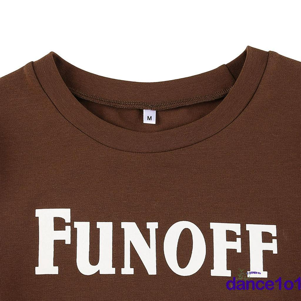 Áo thun nữ tay ngắn cổ tròn họa tiết chữ in đơn giản thời trang