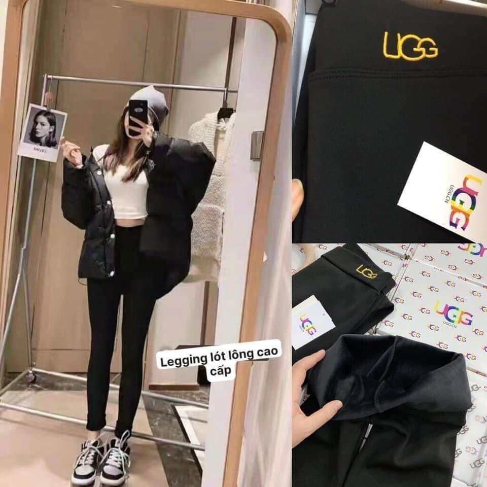 [HÀNG QUẢNG CHÂU] Quần legging UGG Free size  từ 40-53kg,  chất lượng cực ấm áp và thời trang, form đẹp, chất dãn | BigBuy360 - bigbuy360.vn