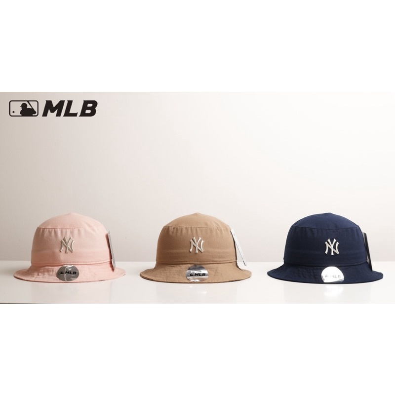 Mũ Bucket Kaki Thêu Logo Nâu/Hồng/Xanh