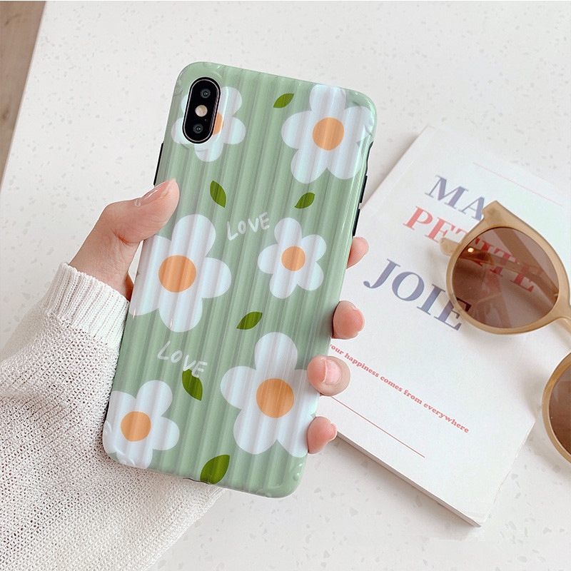 Ốp Điện Thoại Chống Rơi In Hình Hoa Xinh Xắn Cho Iphone 8 Plus / 7 P / 6s | BigBuy360 - bigbuy360.vn