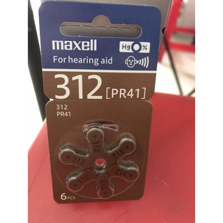 Vĩ 6 viên Pin 1,45V MAXELL 321 [PR41] nhập khẩu Đức dùng cho máy trợ thính, máy điếc, máy nhéc tai thumbnail