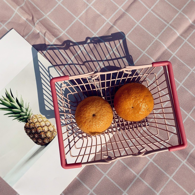 Giỏ Sắt Đựng Đồ Phụ Kiện Chụp Ảnh Trang Trí Nhà Và Cửa Hàng Rất Xinh 3 kích cỡ