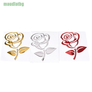 ♦Decal DáN Trang Trí HìNh Hoa HồNg 3D PhảN Quang Cho Xe Hơi