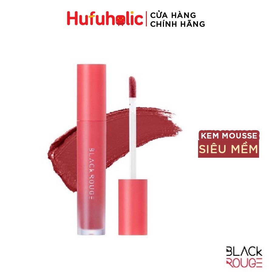 BLACK ROUGE - Son kem lì Mousse Blending cam đất hồng dâu hot trend Blackrouge