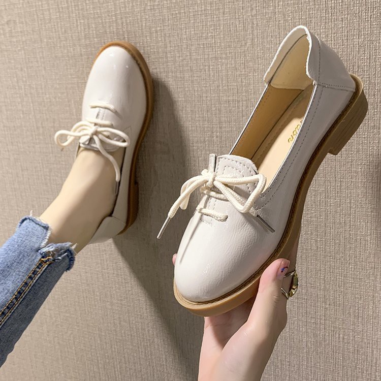 [ORDEER] Giày da nữ  kiểu dáng  thời trang cá tính