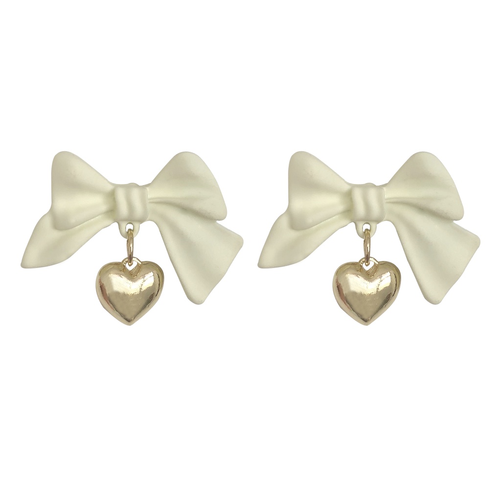 IF ME Khuyên tai hình nơ phong cách Hàn Quốc dễ thương cho nữ