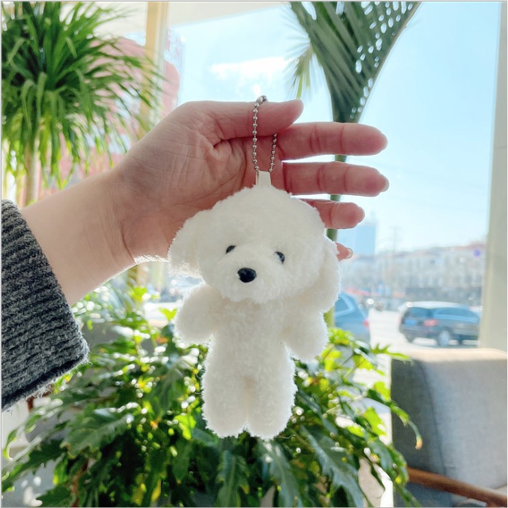 Móc khóa gấu trắng dễ thương giá rẻ thích hợp cho học sinh SUNNYSTORE