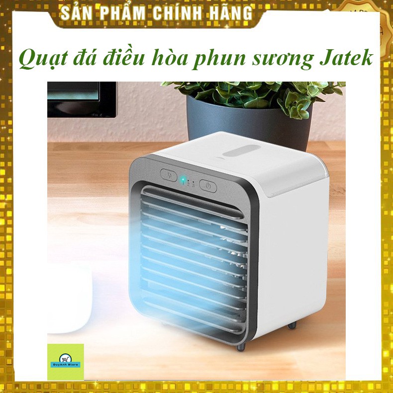 Quạt đá điều hòa phun sương Jatek SL-08 ⚡ Quạt hơi nước mini để bàn làm mát 8-10 độ dùng pin sạc 8-10 tiếng