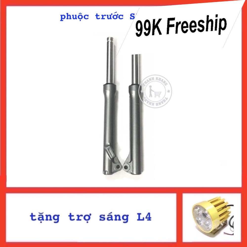 Phuộc trước SIRIUS,JUPITER đùm thanh khang tặng đèn trợ sáng L4   006001166  002000020