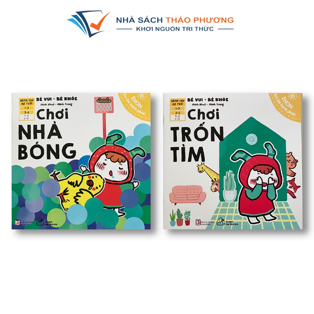 Sách - Ehon em bé hạnh phúc-Bé vui bé khỏe - Bộ 5 cuốn - dành cho trẻ từ 1-6 tuổi