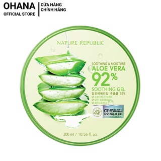 Gel Lô Hội Dưỡng Da Đa Năng Nature Republic Soothing & Moisture Aloe Vera